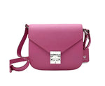 MCM Women's Sugar Pink Patricia Leather Crossbody Shoulder Bag