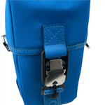 MCM Women's Blue Nylon Mini Flap Pouch Shoulder Waist Bag