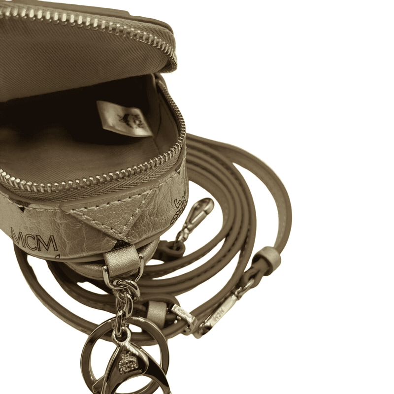 Backpack charm with crossbody discount strap in visetos