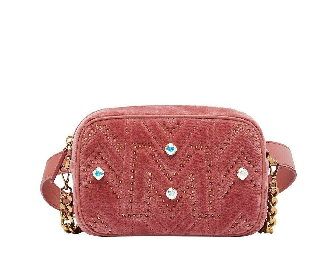 Buy Mcm Patricia Leather Shoulder Bag - Pink At 28% Off