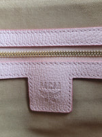 MCM Women's Powder Pink Visetos Coated Canvas Crossbody Pouch Bag
