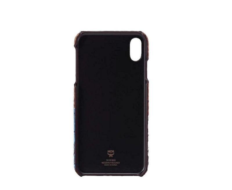 MCM Unisex Brown Cognac Visetos Hide And Seek Bunny IPhone XS Max Case MZE9AVI15CO001