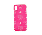MCM Unisex Neon Pink Visetos IPhone X / XS Cell Phone Case MZE9AVI38QP001