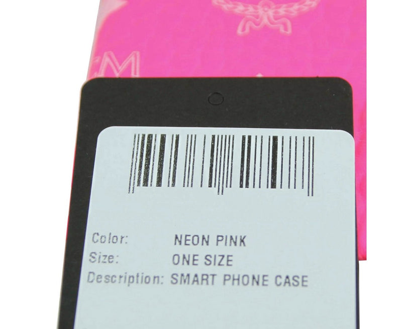 MCM Unisex Neon Pink Visetos IPhone X / XS Cell Phone Case MZE9AVI38QP001