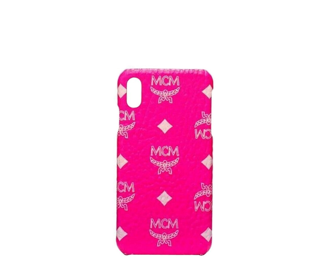 Neon Pink Visetos IPhone Max Cell Phone Case