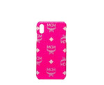 MCM Unisex Neon Pink Visetos IPhone XS Max Cell Phone Case