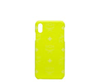 MCM Unisex Neon Yellow Visetos IPhone XS Max Cell Phone Case