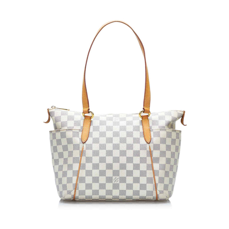 Louis Vuitton White Damier Azur Totally PM Tote Bag (Pre-Owned)