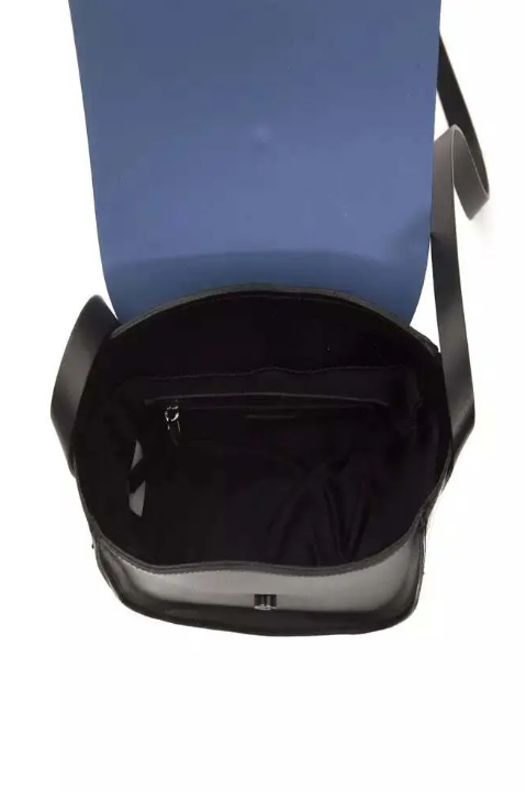 Pompei Donatella Blue Leather Crossbody Women's Bag