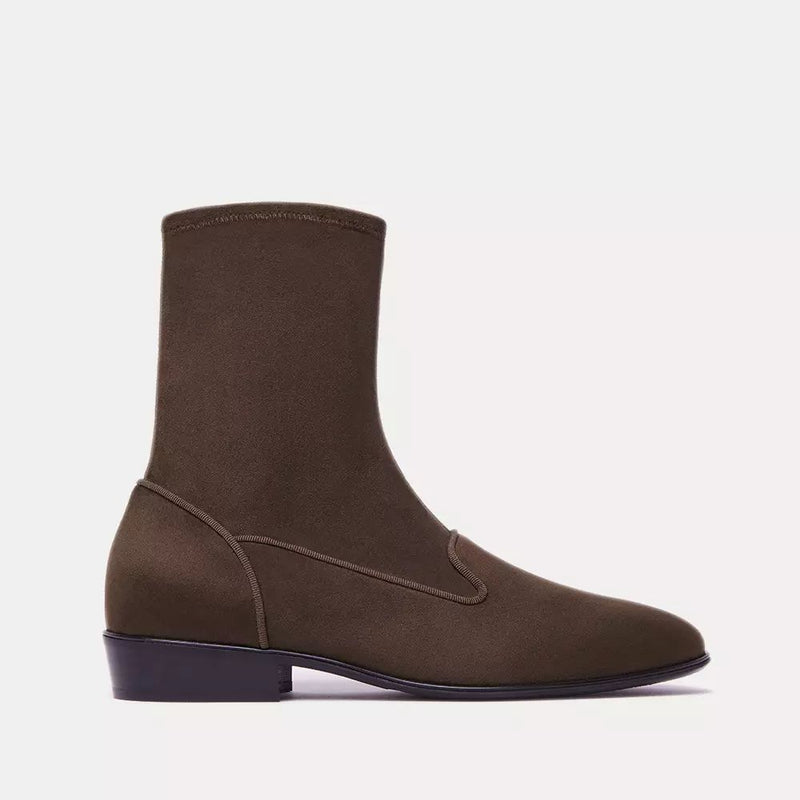 Charles Philip Elegant Suede Ankle Boots with Comfortable Men's Fit