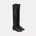 Charles Philip Chic Black Leather Grace Women's Boots