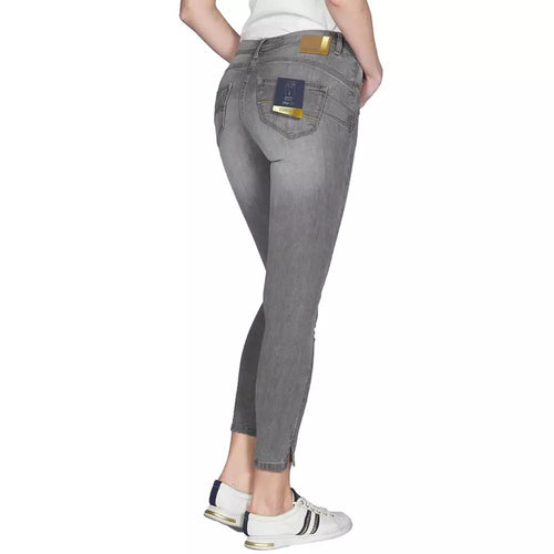 Yes Zee Chic Gray Push-Up Jeggings for Effortless Women's Style