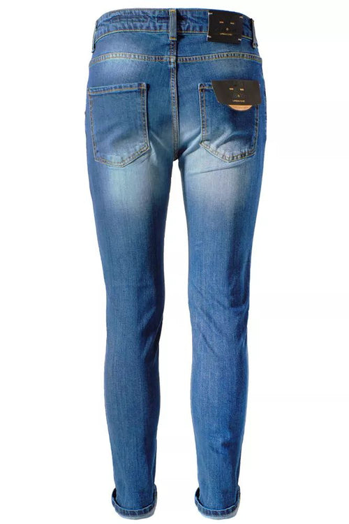 Yes Zee Chic Slim Fit Men's Jeans - Versatile Blue Men's Denim