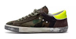 Philippe Model Army Chic Fabric Sneakers with Leather Men's Accents