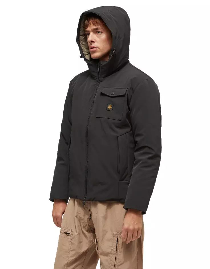 Refrigiwear Modern Winter Hooded Jacket - Sleek Men's Comfort