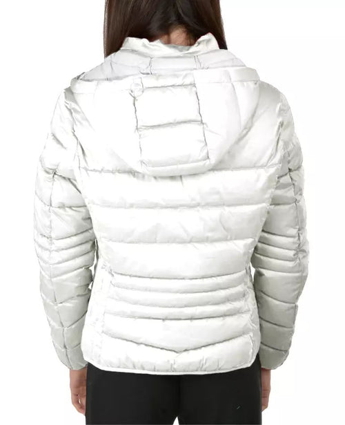 Yes Zee Chic White Short Jacket With Women's Hood