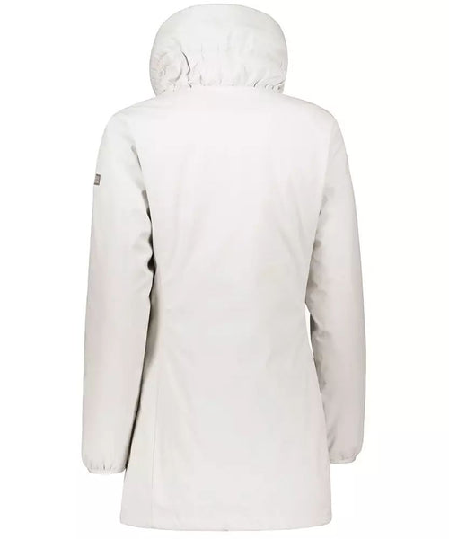 Yes Zee Chic White High Collar Down Women's Jacket