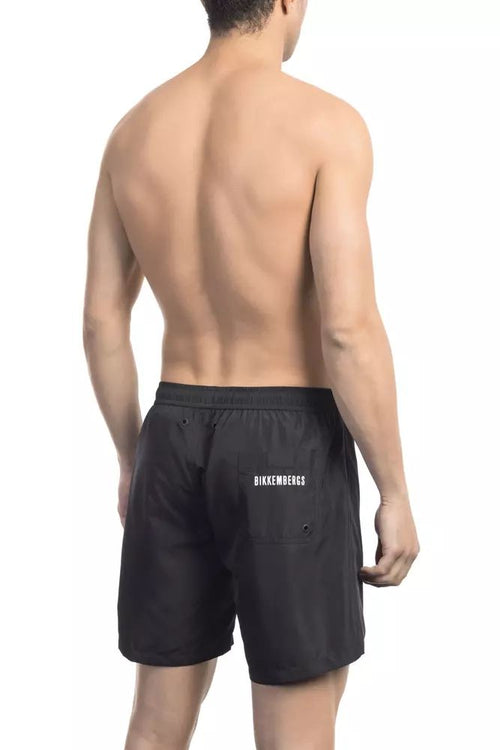 Bikkembergs Elegant Degradé Swim Shorts with Men's Pockets