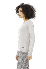 Baldinini Trend Elegant Crew Neck Monogram Women's Sweater