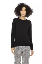 Baldinini Trend Chic Monogram Crewneck Wool-Blend Women's Sweater