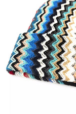 Missoni Geometric Fantasy Multicolor Wool Blend Men's Hat