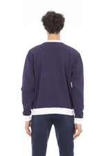 Baldinini Trend Elegant Purple Cotton Men's Sweatshirt