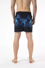 Just Cavalli Chic Printed Beach Shorts with Embroidered Men's Logo