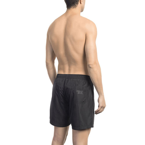Bikkembergs Chic Side Print Swim Shorts for the Modern Men's Man