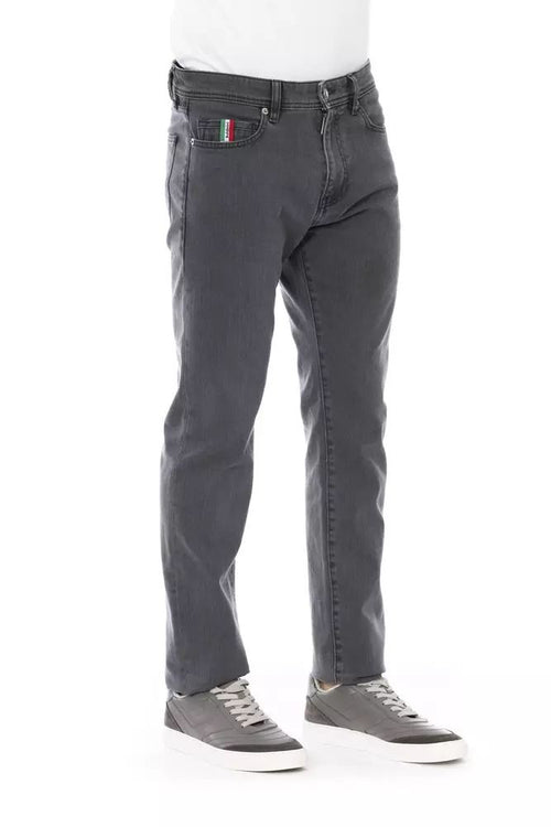 Baldinini Trend Chic Gray Regular Fit Men's Men's Jeans