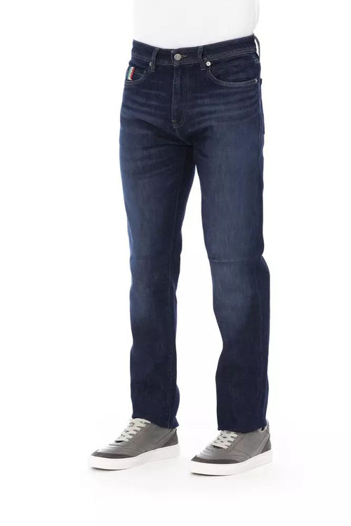 Baldinini Trend Chic Contrasting Stitch Regular Men's Men's Jeans