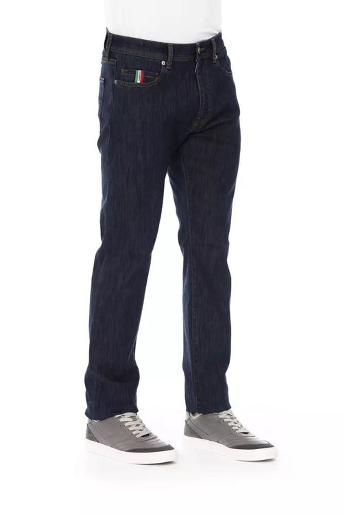 Baldinini Trend Chic Tricolor Insert Jeans for Men's Men