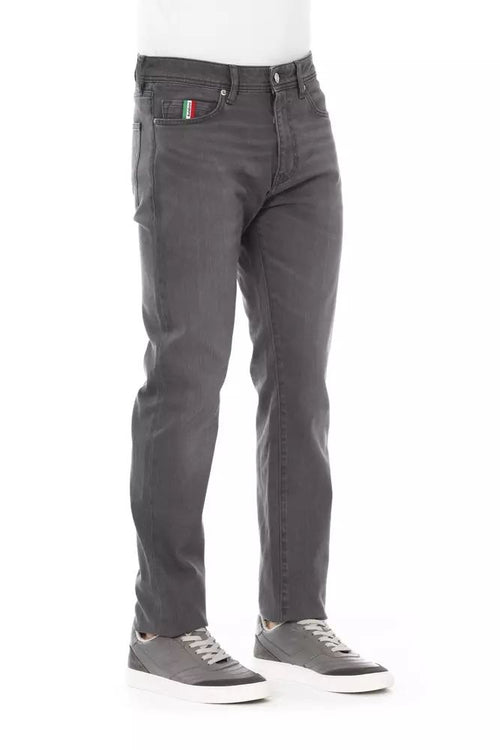 Baldinini Trend Chic Tricolor Inset Jeans for Men's Gentlemen