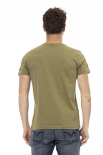 Trussardi Action Green Cotton Men's T-Shirt
