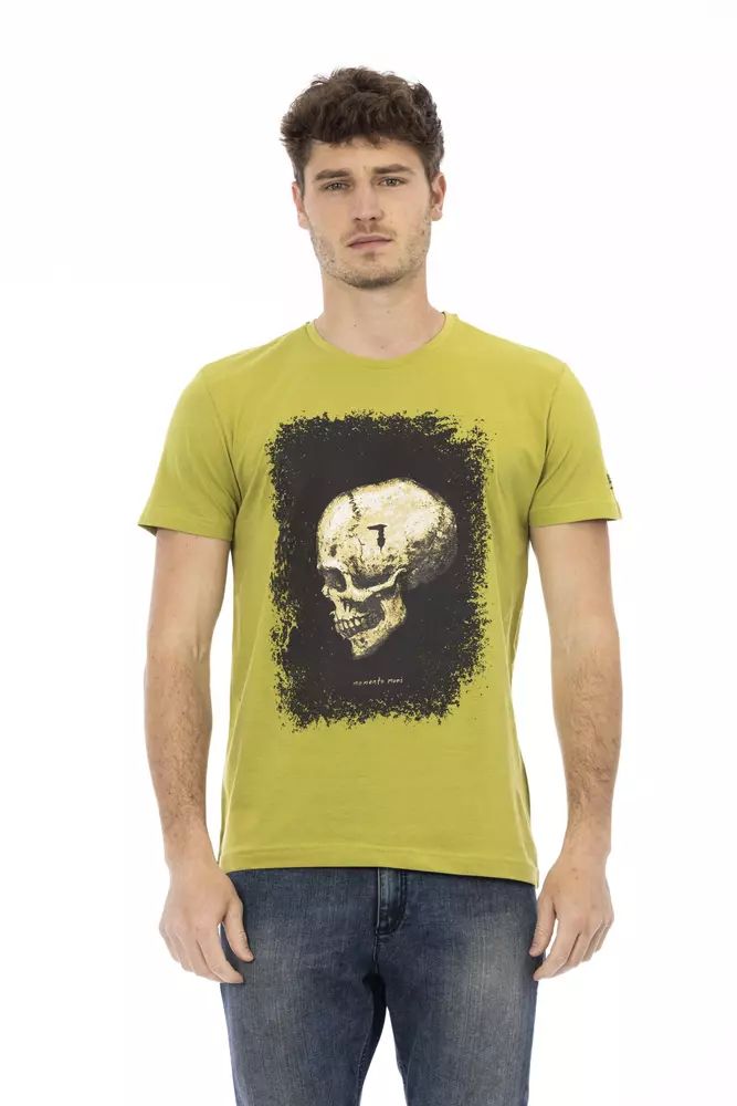 Trussardi Action Elegant Green Short Sleeve Men's T-shirt