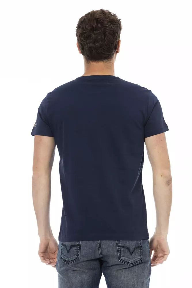 Trussardi Action Blue Cotton Men's T-Shirt