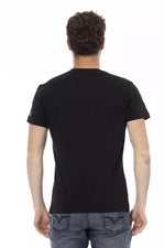 Trussardi Action Black Cotton Men's T-Shirt