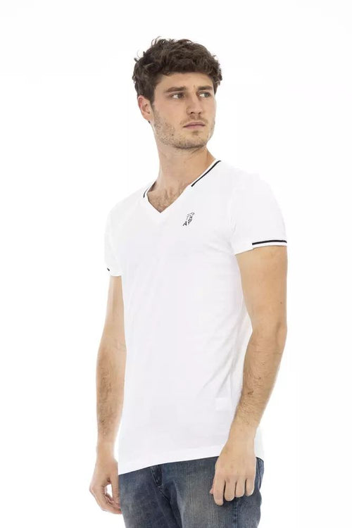 Trussardi Action White Cotton Men's T-Shirt