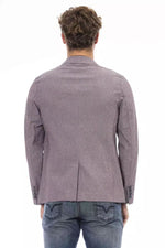 Distretto12 Elegant Purple Fabric Men's Jacket