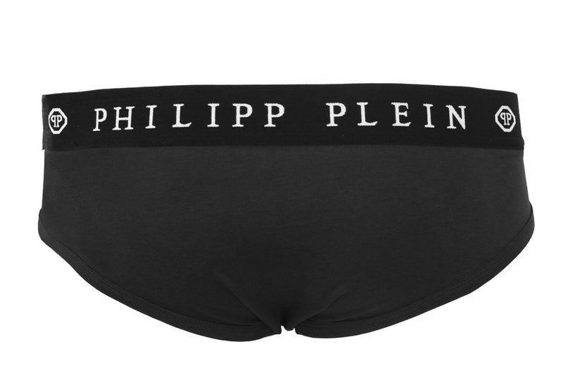 Philipp Plein Sleek Black Boxer Duo with Designer Men's Flair