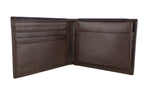 La Martina Elegant Dark Brown Leather Men's Wallet