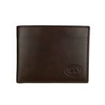 La Martina Elegant Dark Brown Leather Wallet for Men's Men