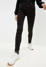 Love Moschino Elegant Black Stretch Slim Women's Jeans