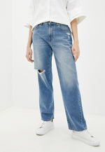 Love Moschino Chic Distressed Love Moschino Women's Jeans