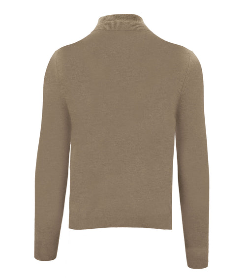 Malo Beige Cashmere Men's Sweater