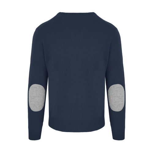 Malo Blue Wool Men's Sweater