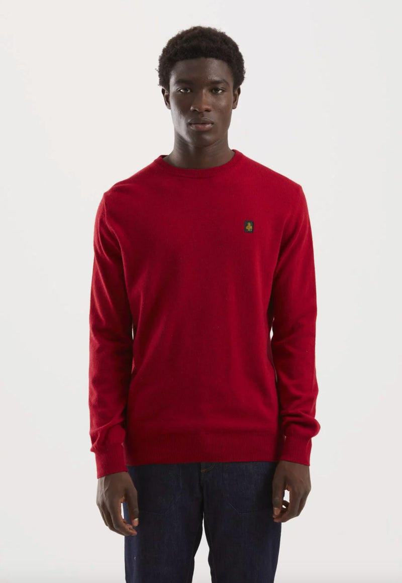 Refrigiwear Red Wool Men's Sweater