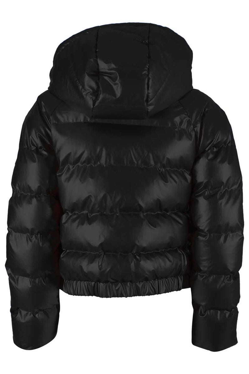 Yes Zee Black Polyethylene Jackets &amp; Women's Coat