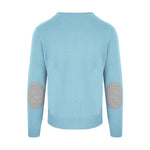 Malo Sky Blue Cashmere-Wool Blend Men's Sweatshirt