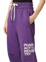 Pharmacy Industry Chic Purple Logo Tracksuit Women's Trousers
