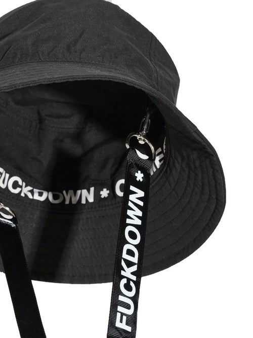 Comme Des Fuckdown Black Polyester Hats &amp; Men's Cap
